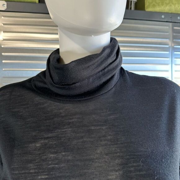 Marithe Francois Girbaud Embroidered Turtleneck Long Sleeve Dress 6 - Picture 3 of 12